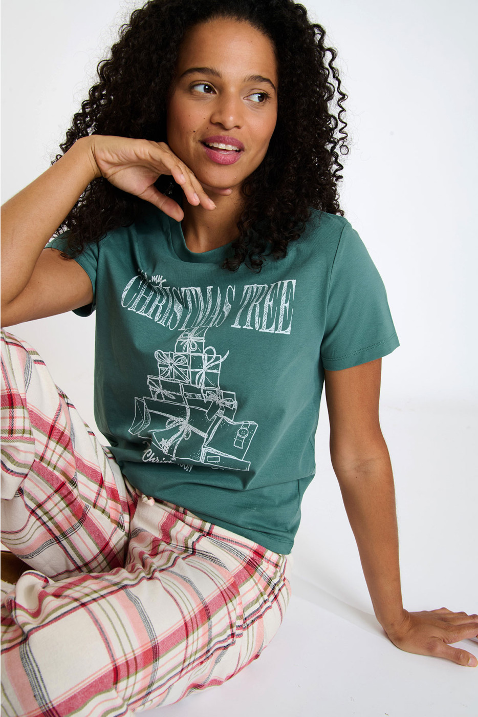 Conjunto de pijama a cuadros Blizzard Candycane de 2 piezas BLIZZARD CANDYCANE - 2