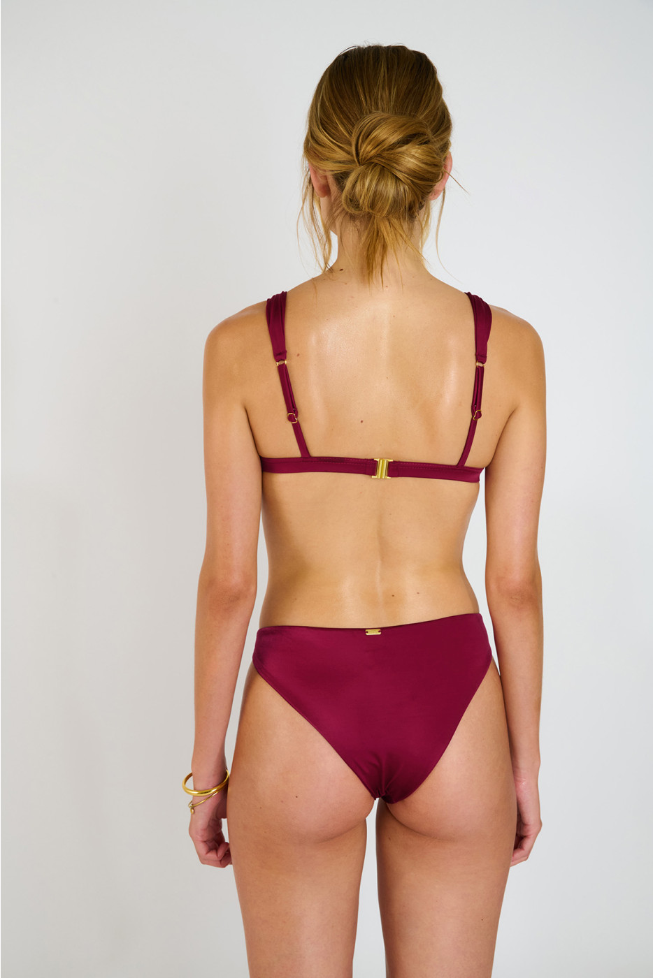 AIMLO & AGUA CORALISS burgundy bikini