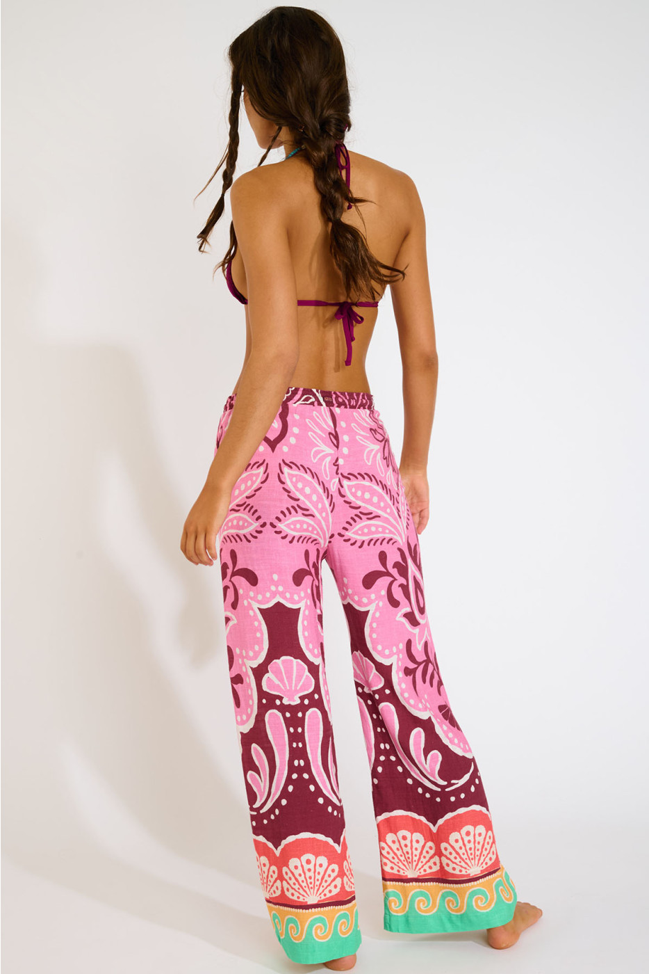Pantaloni ampi con stampa colorata ALCANIZ CLEARIVER - 2