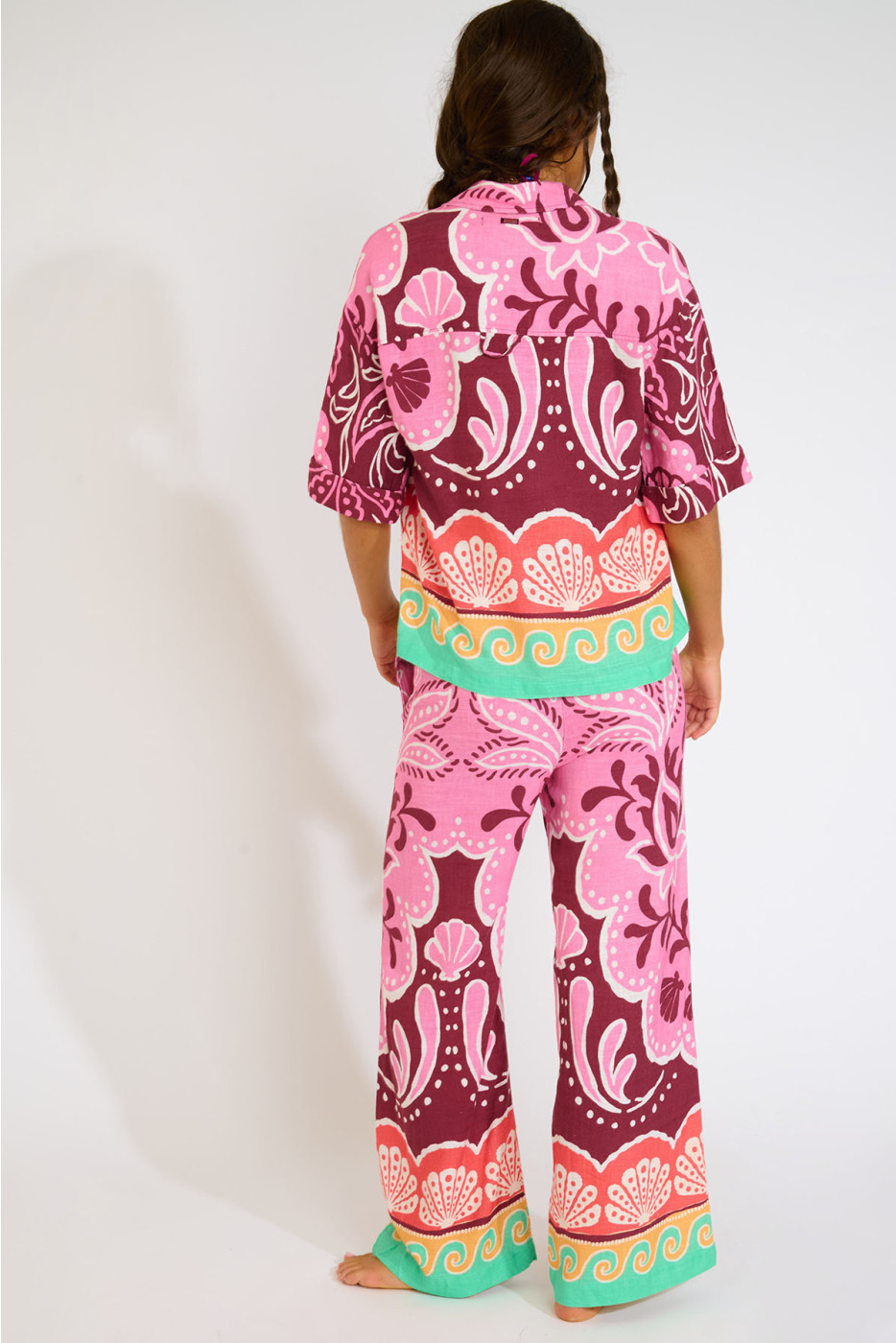 Camicia corta con stampa colorata HATTIE CLEARIVER - 12