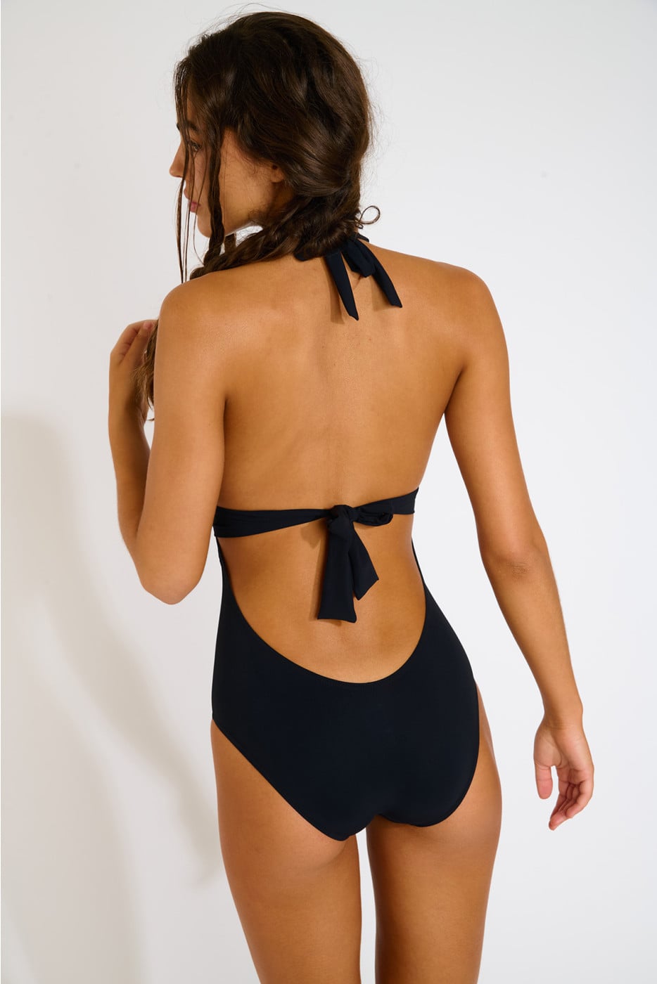 KALIMA BLACK black one-piece swimsuit