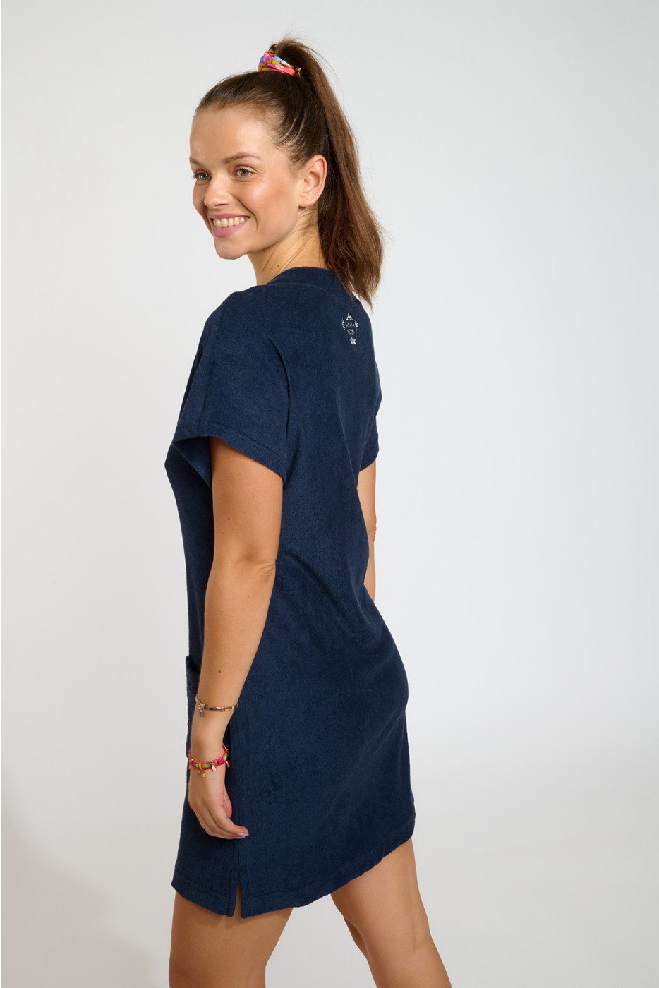 Abito in spugna blu navy LILA SEASPONGE - 6
