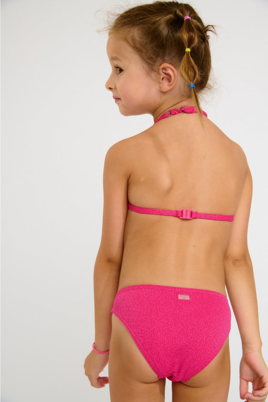 Maillot de bain 2 pièces triangle framboise pour fille M ACACIA SANTAYA