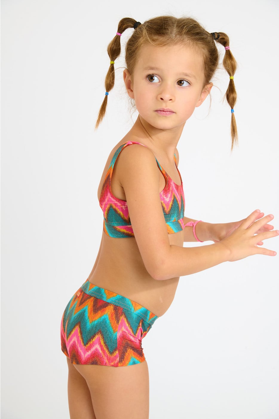 M BAMBI NALIKA zigzagprint bikini voor meisjes - 2