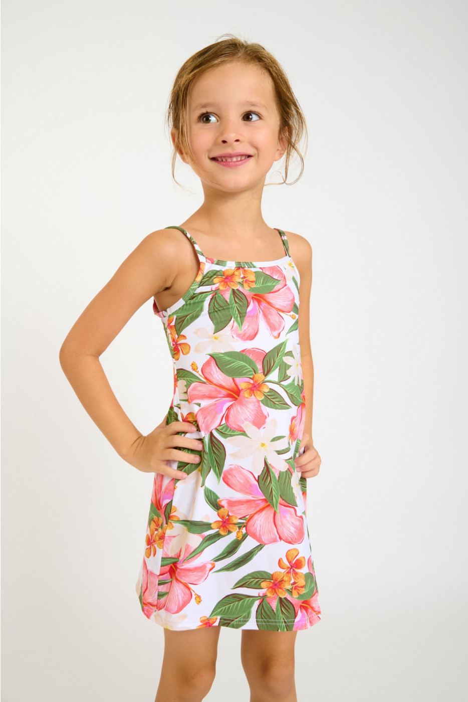 M LALA TAHITI tropical print for girls