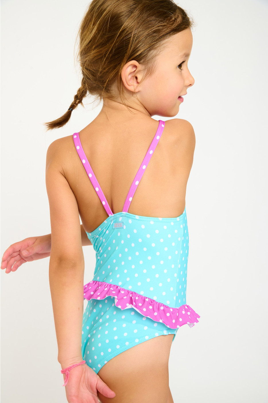 Bañador azul para niña M LEAFY SPLASHMANIA