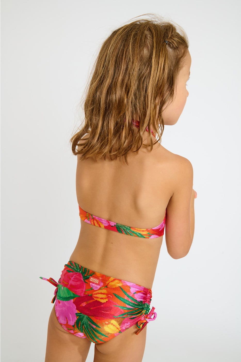 M LEGOS ALAMEA kleurrijke bandeau bikini voor meisjes - 2