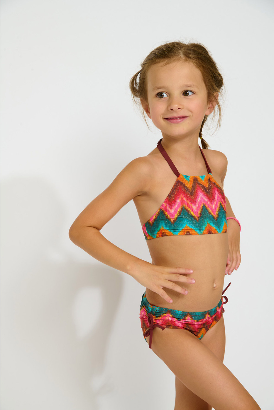 M LEGOS NALIKA zigzagprint bikini voor meisjes - 4