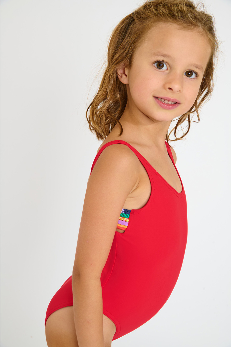 Bañador rojo para niña M TAGADA SPRING - 4