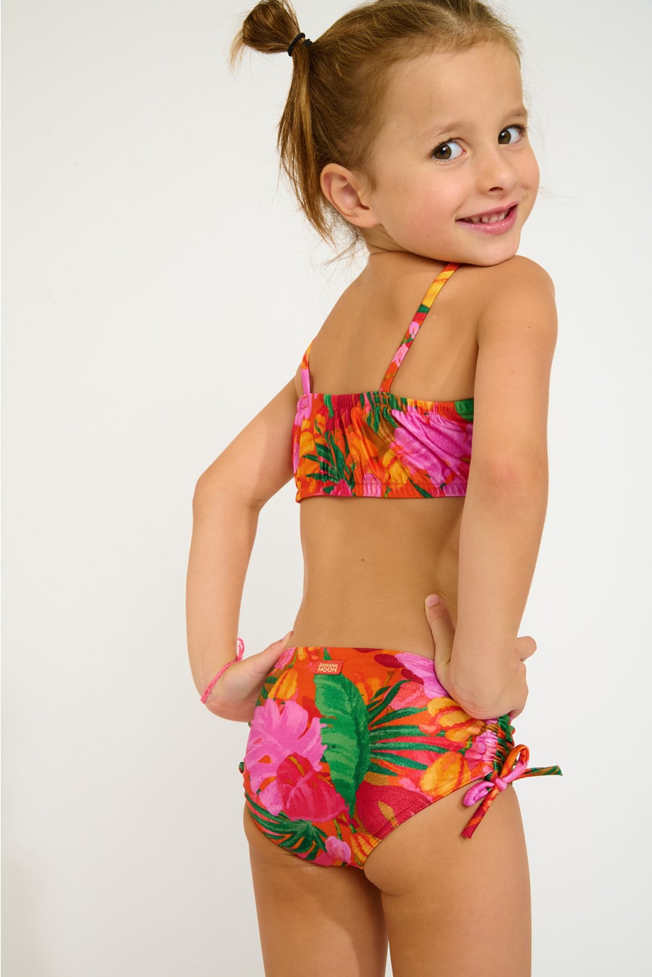 M TIXIE ALAMEA kleurrijke bandeau bikini voor meisjes - 2