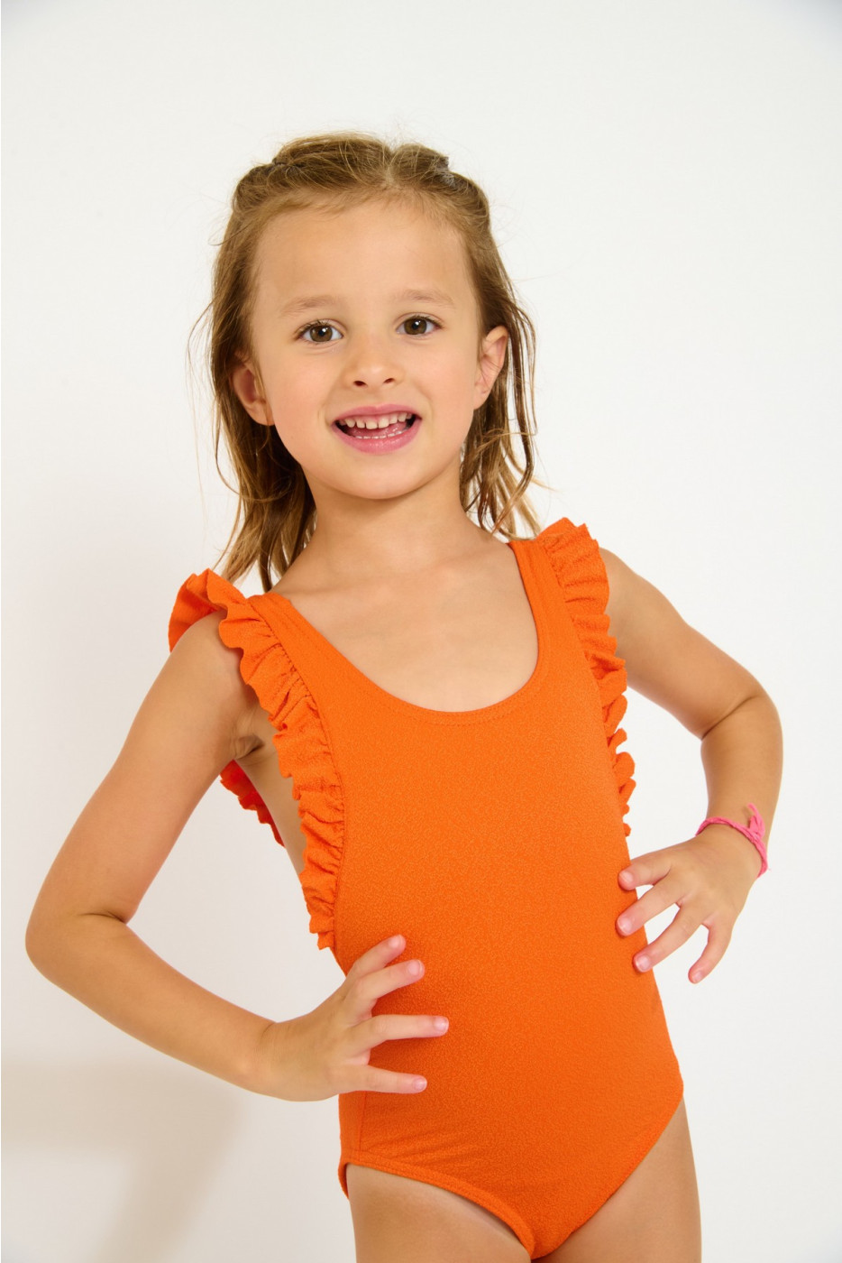 M TUNES SANTAYA orange one-piece swimsuit for girls - 3