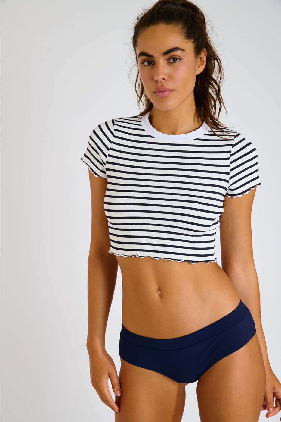 Maillot de bain 2 pièces bleu TONIO NAUTICAL & BIA OCEANA