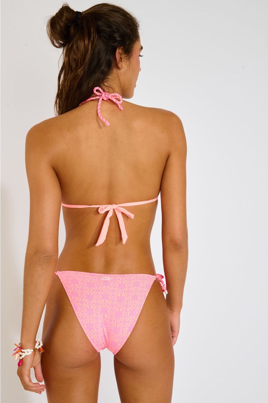 Maillot de bain 2 pièces rose YEROMASSA SONORA