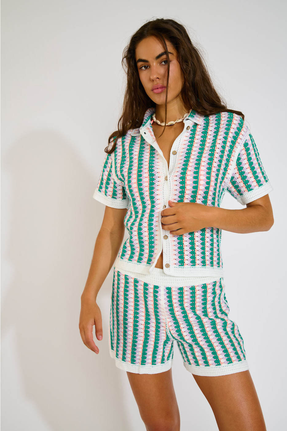 AVILA BLOOMDAY kleurrijk gehaakte blouse - 5
