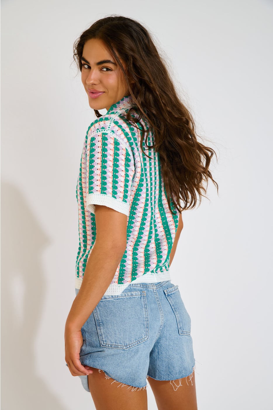 AVILA BLOOMDAY kleurrijk gehaakte blouse - 7