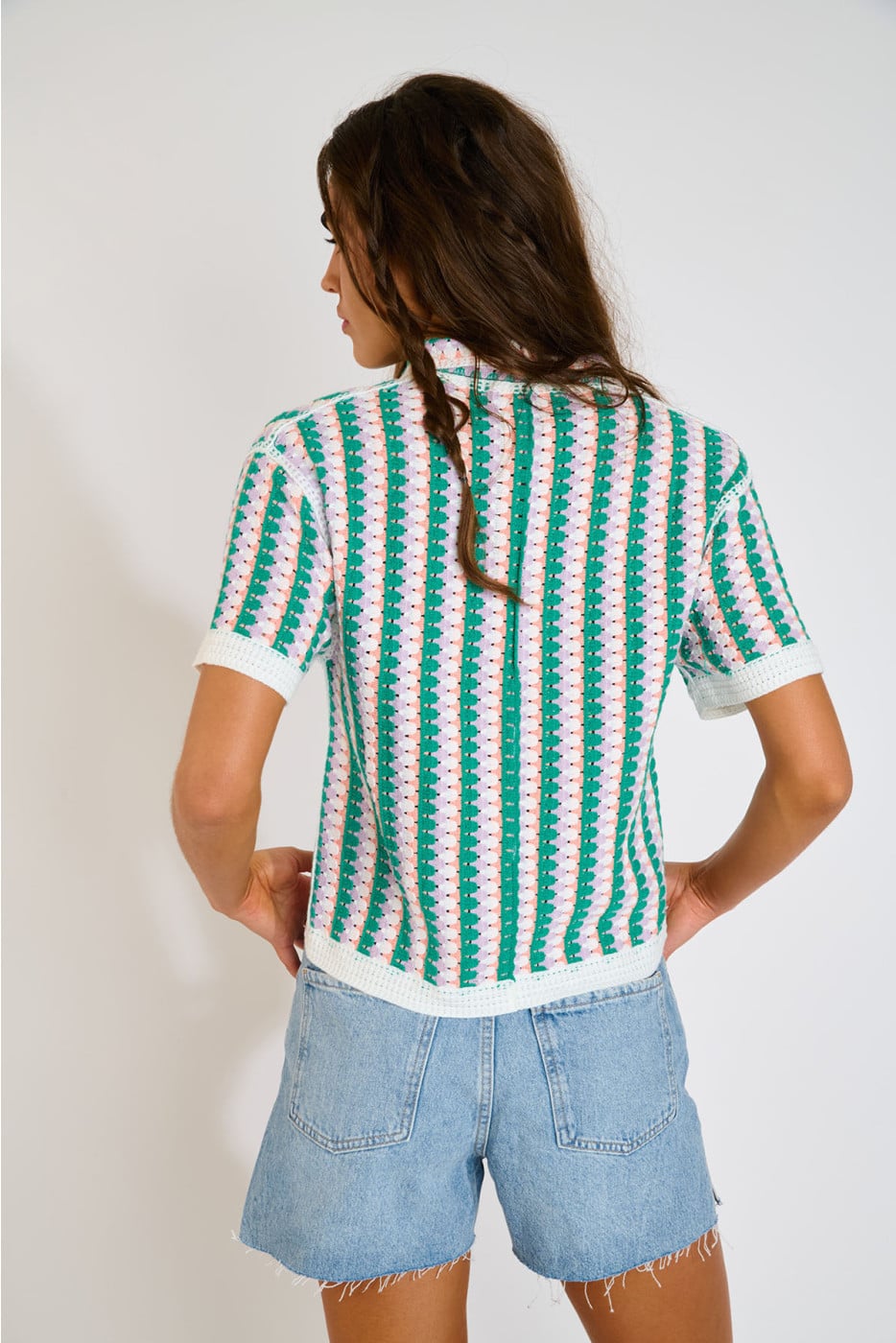 AVILA BLOOMDAY kleurrijk gehaakte blouse - 6
