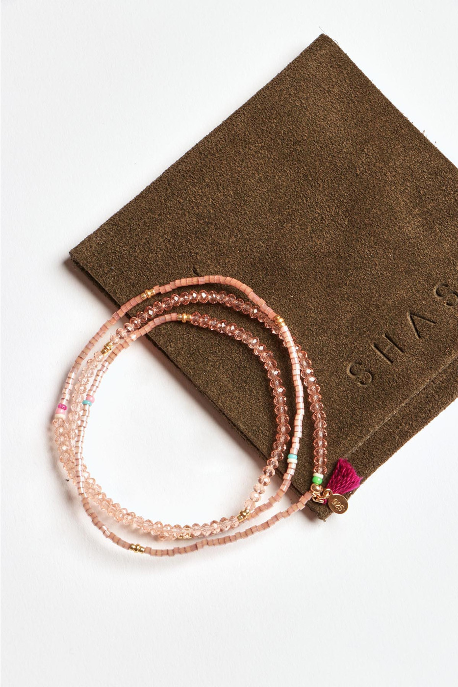 Bracelet en pierres rose Bracelet Eliza Shashi® - 4