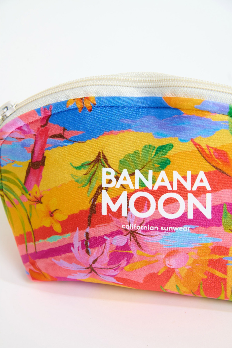 DORICE SUNRAMA large orange tropical print pouch - 10