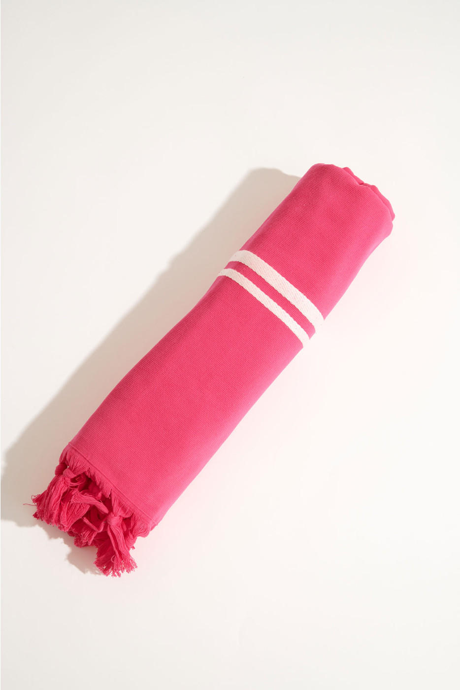 Telo mare fucsia a righe Caipa Bubbling - 4