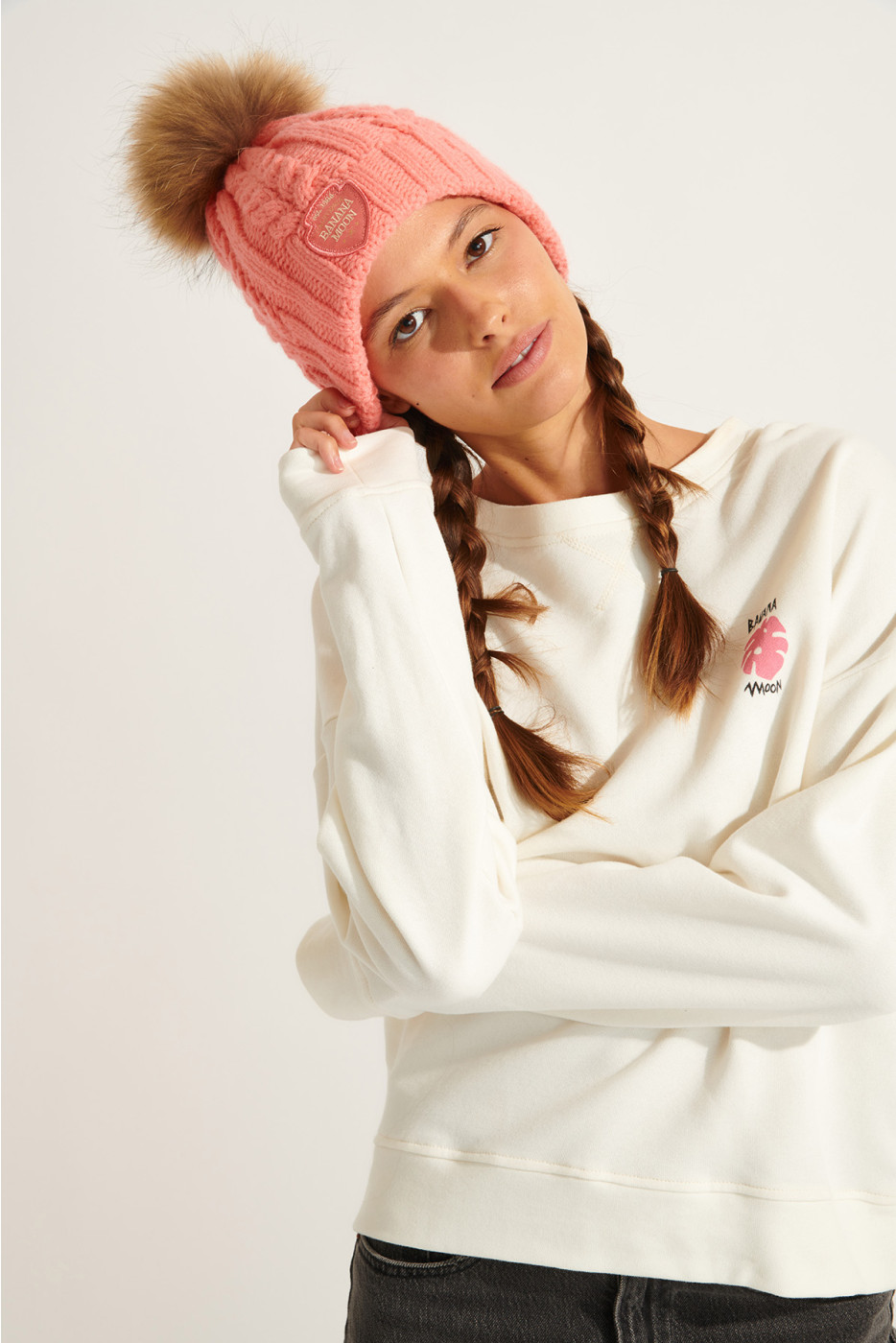 DOTTO LEMONWOOD pink beanie - 4