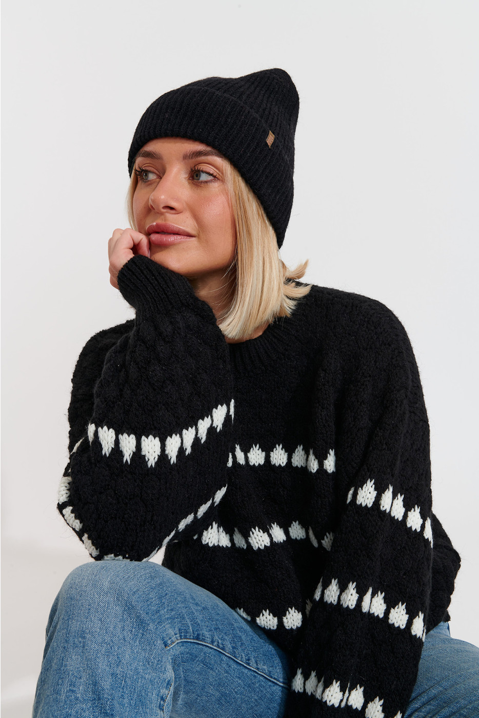 Gorro negro DIDO NOWCOLOR - 3