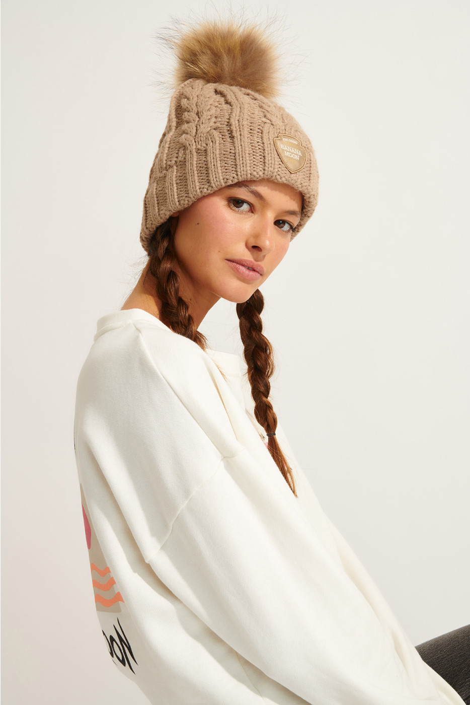 Gorro beis DOTTO LEMONWOOD