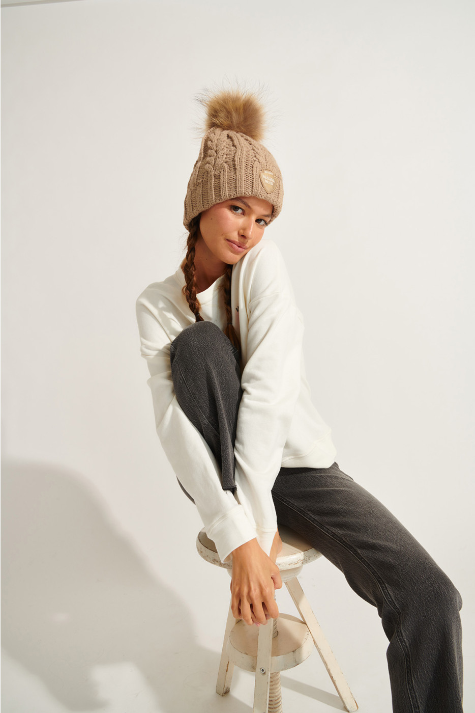 Gorro beis DOTTO LEMONWOOD