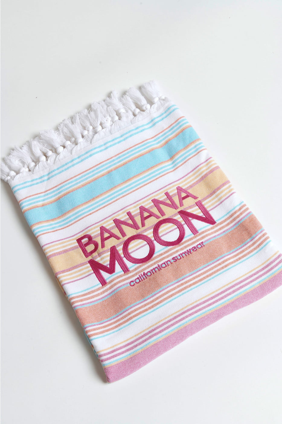 GATE MARBELLA Colorful striped beach fouta
