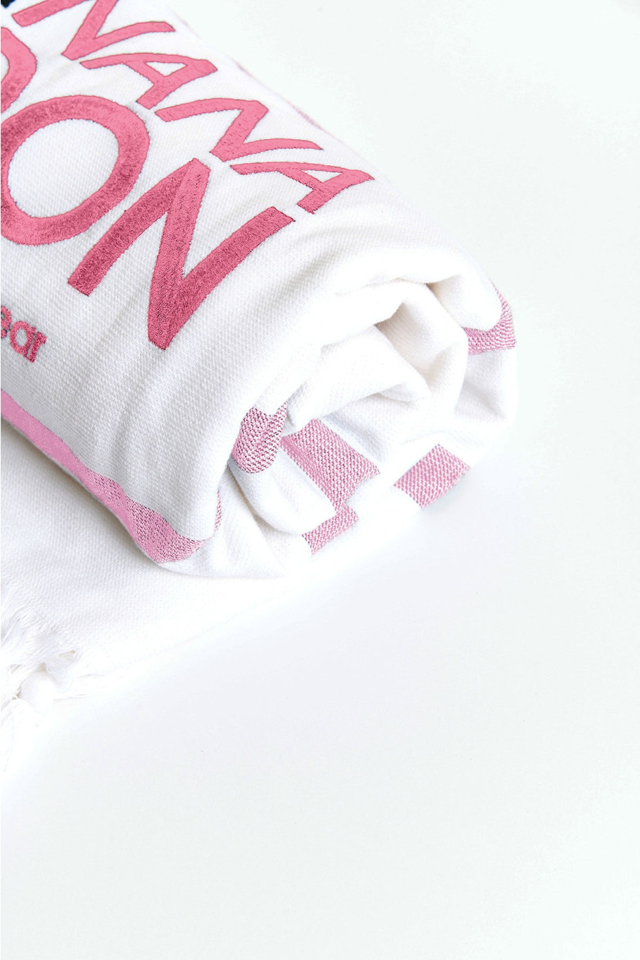 SOULY MARBELLA roze gestreept strandfouta - 3