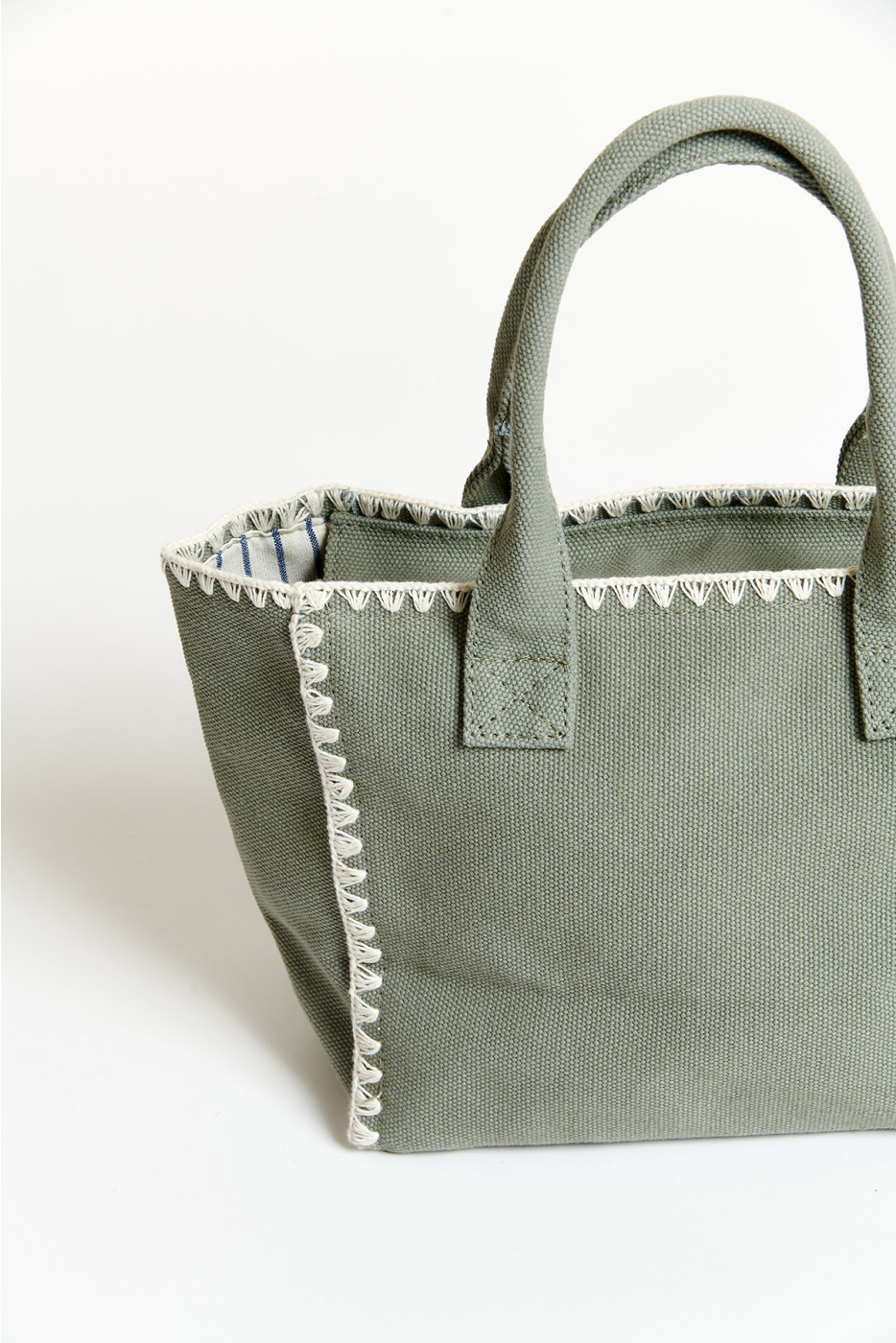 SETA CARLINA khaki tote bag - 8