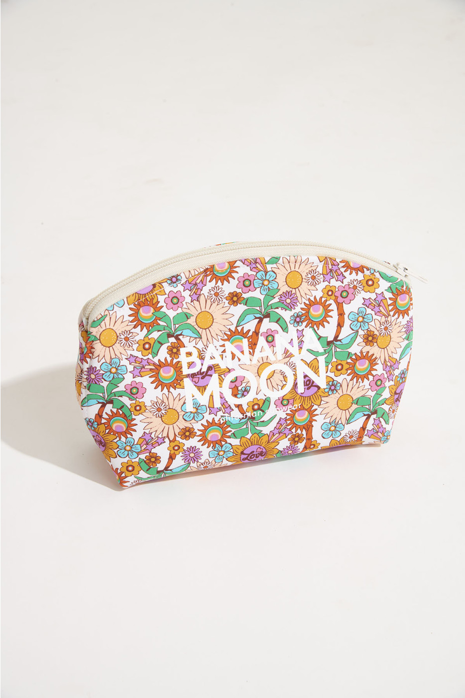 GRAPHITE SUNRAMA floral clutch bag