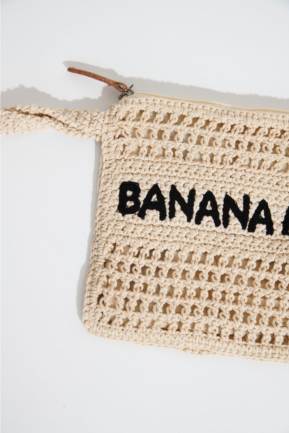 Ecru Woven Clutch ARLETO RIOOSO - 4