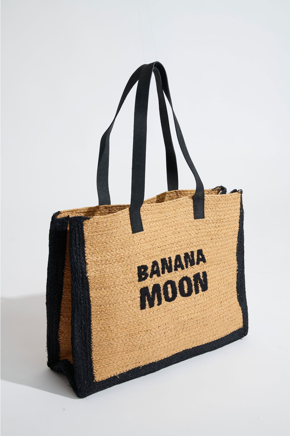 KARNAK HABRA black raffia tote bag - 2