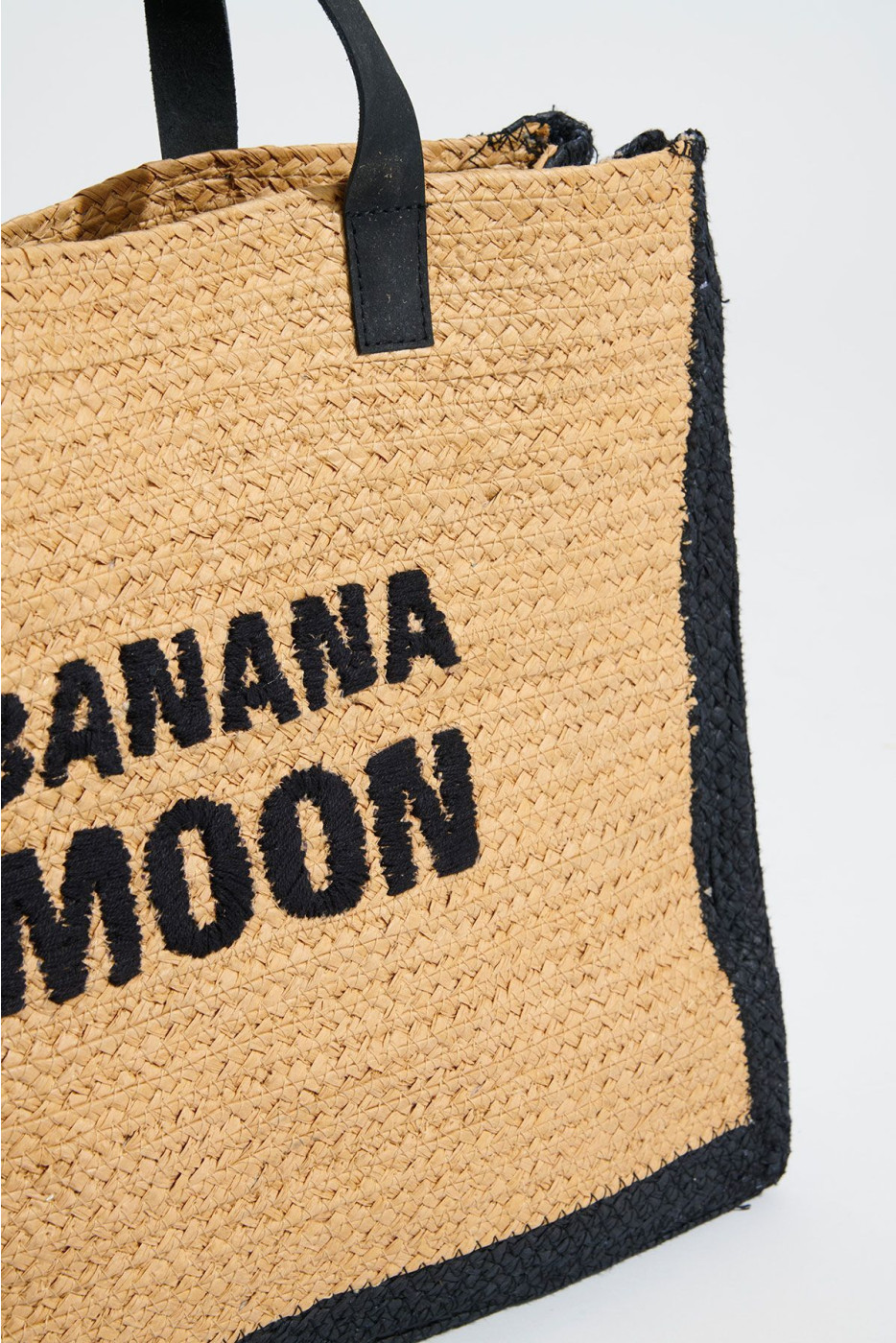 KARNAK HABRA black raffia tote bag - 4