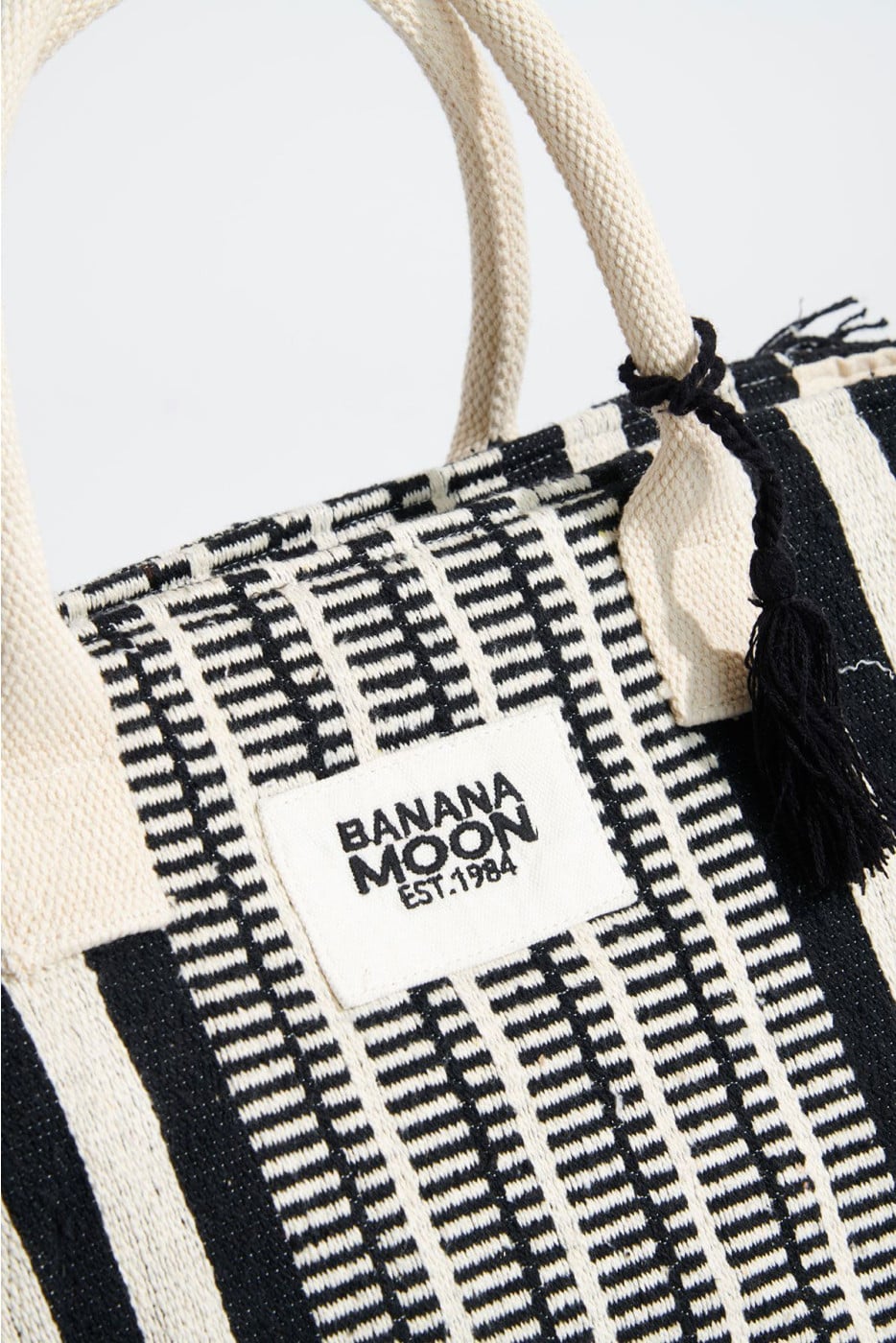 ZAMORA HIOUCHI large tote bag with black and white pattern - 5