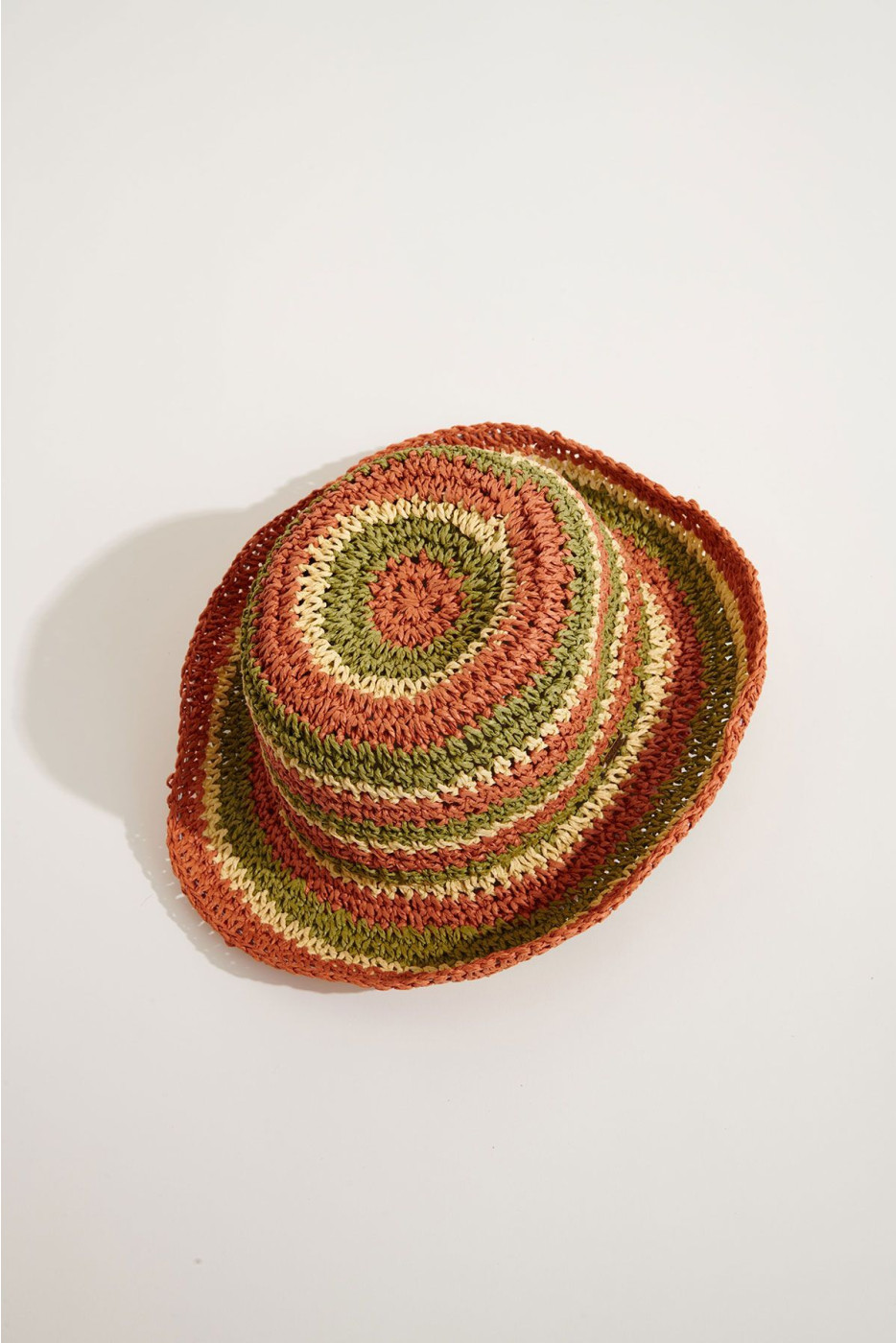 CAMBRIA LOMALIND gehaakte kaki bucket hat - 4