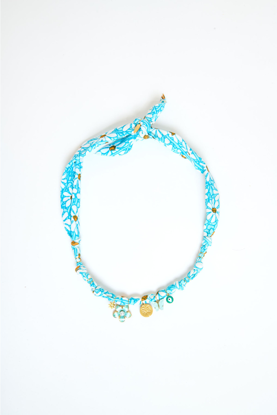 Collier à breloques turquoise BIGRUB CHOCKER - 2
