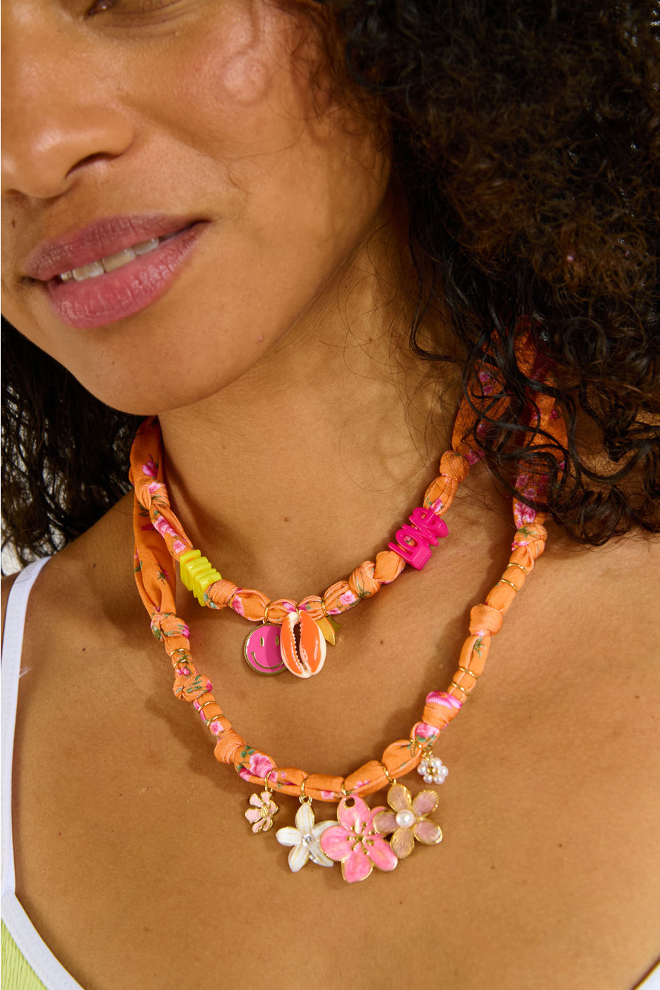 Collana choker arancione SMALLRUB CHOCKER - 5