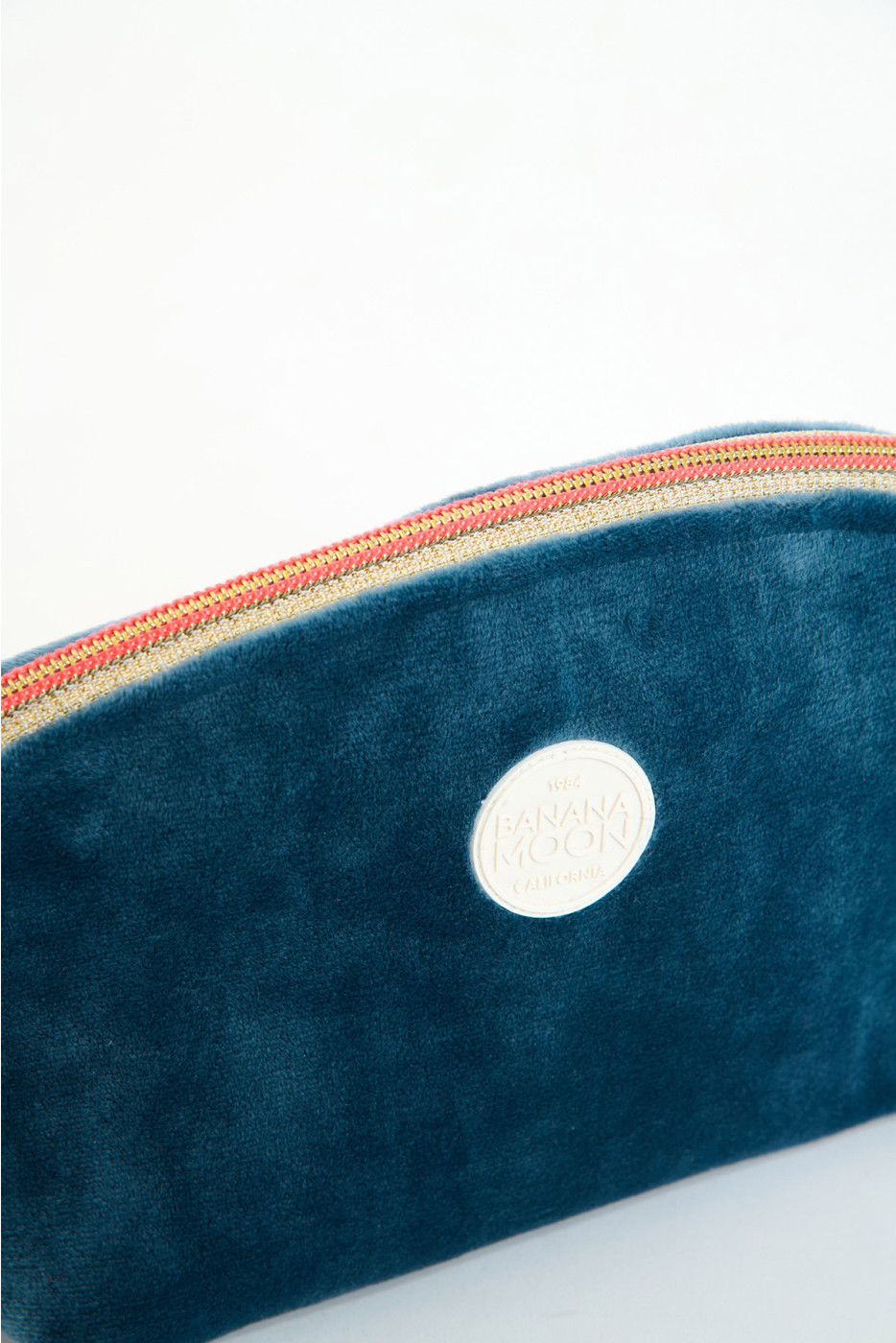 GRAPHITE LEYLAK cobalt blue velvet pouch - 3