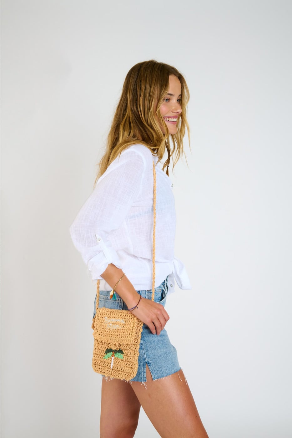 Mini borsa in rafia ALIZO MCKENZIE - 2