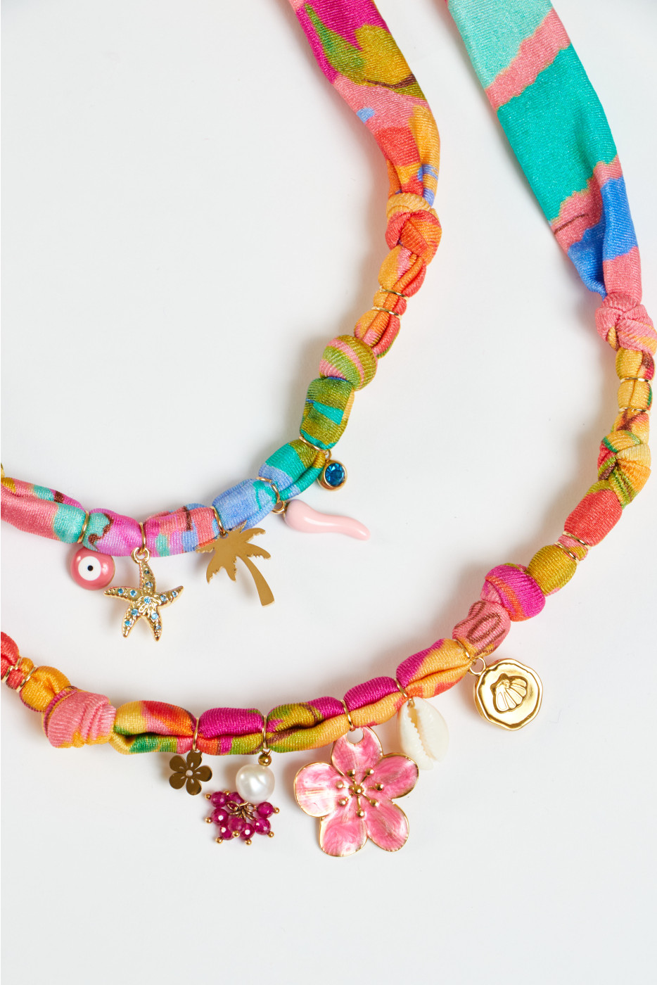 Pink Pendant Necklace BIGRUB CHOCKER - 5