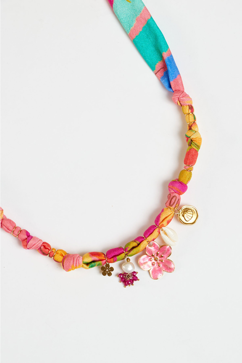 Pink Pendant Necklace BIGRUB CHOCKER - 6
