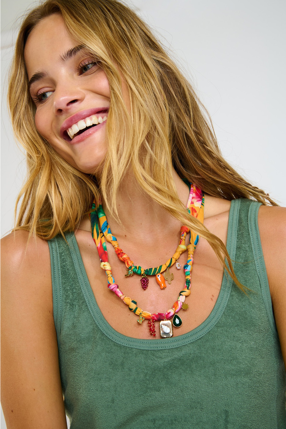 SMALLRUB CHOCKER orange Choker Necklace - 5