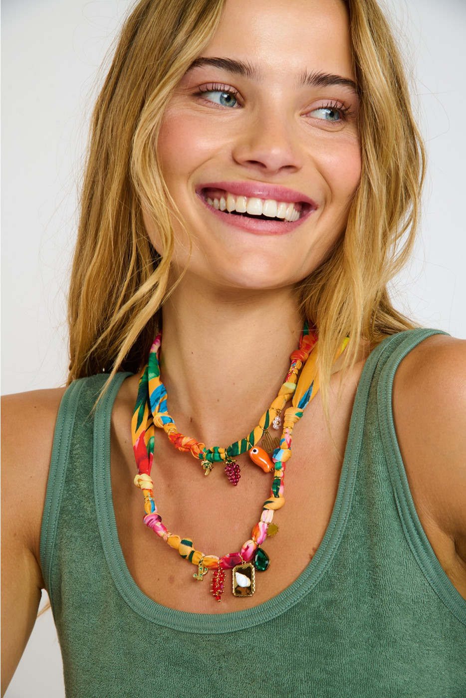 SMALLRUB CHOCKER orange Choker Necklace - 4