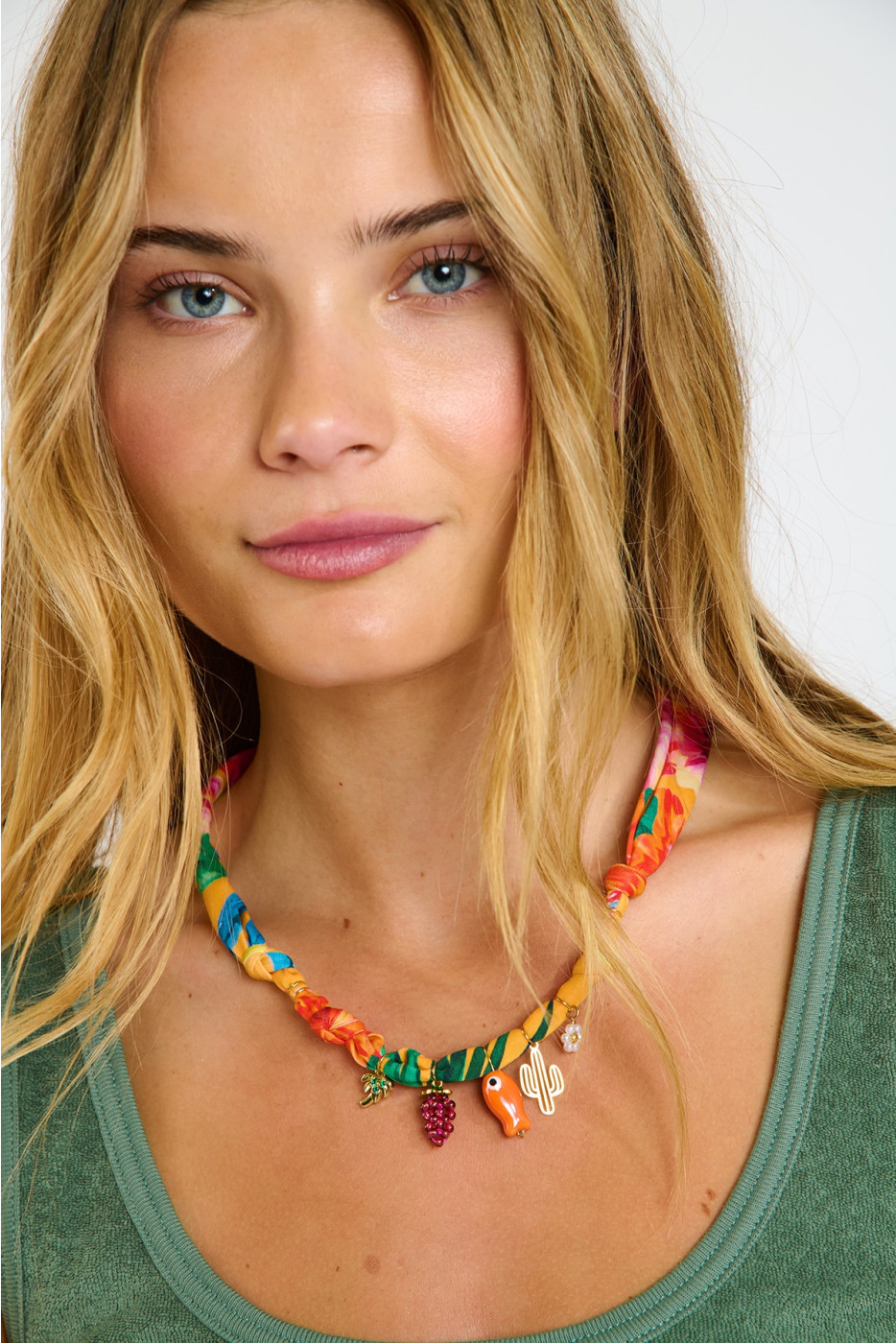 SMALLRUB CHOCKER orange Choker Necklace - 3