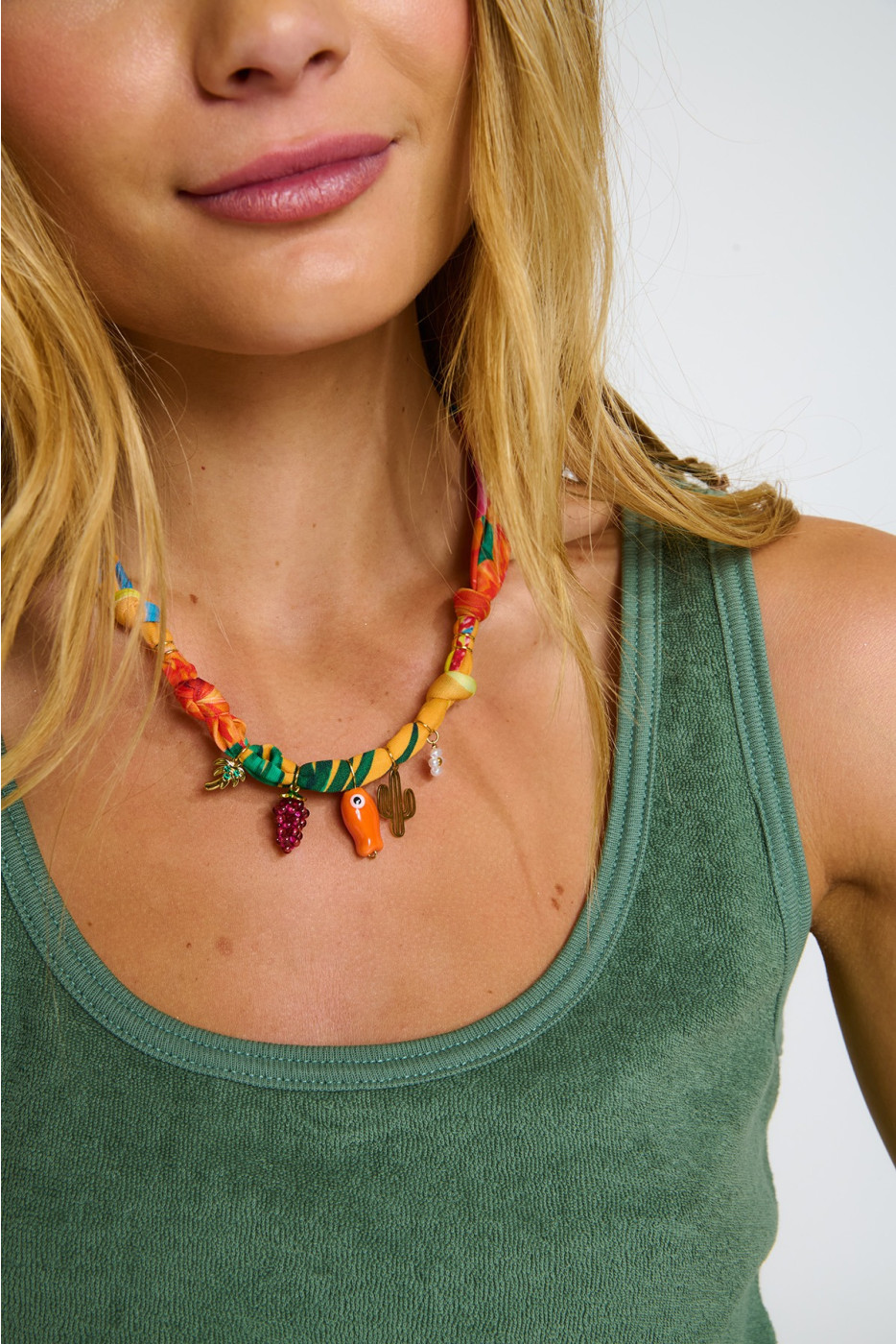 SMALLRUB CHOCKER orange Choker Necklace - 9