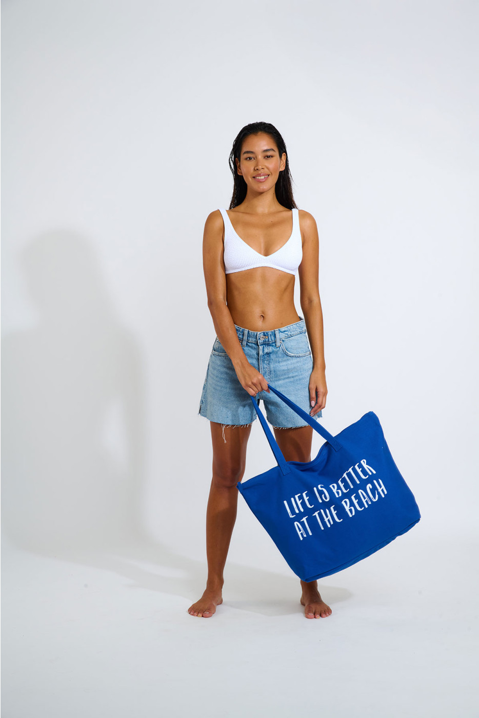 Sac de plage bleu CODY COLORBAG