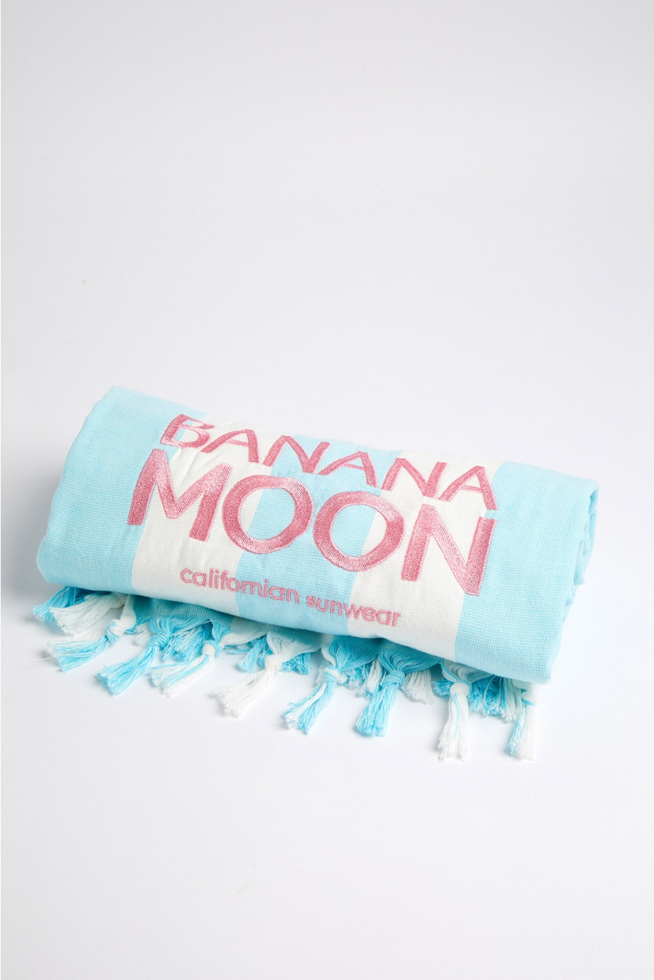 AISSIA MARBELLA turquoise striped beach towel - 3