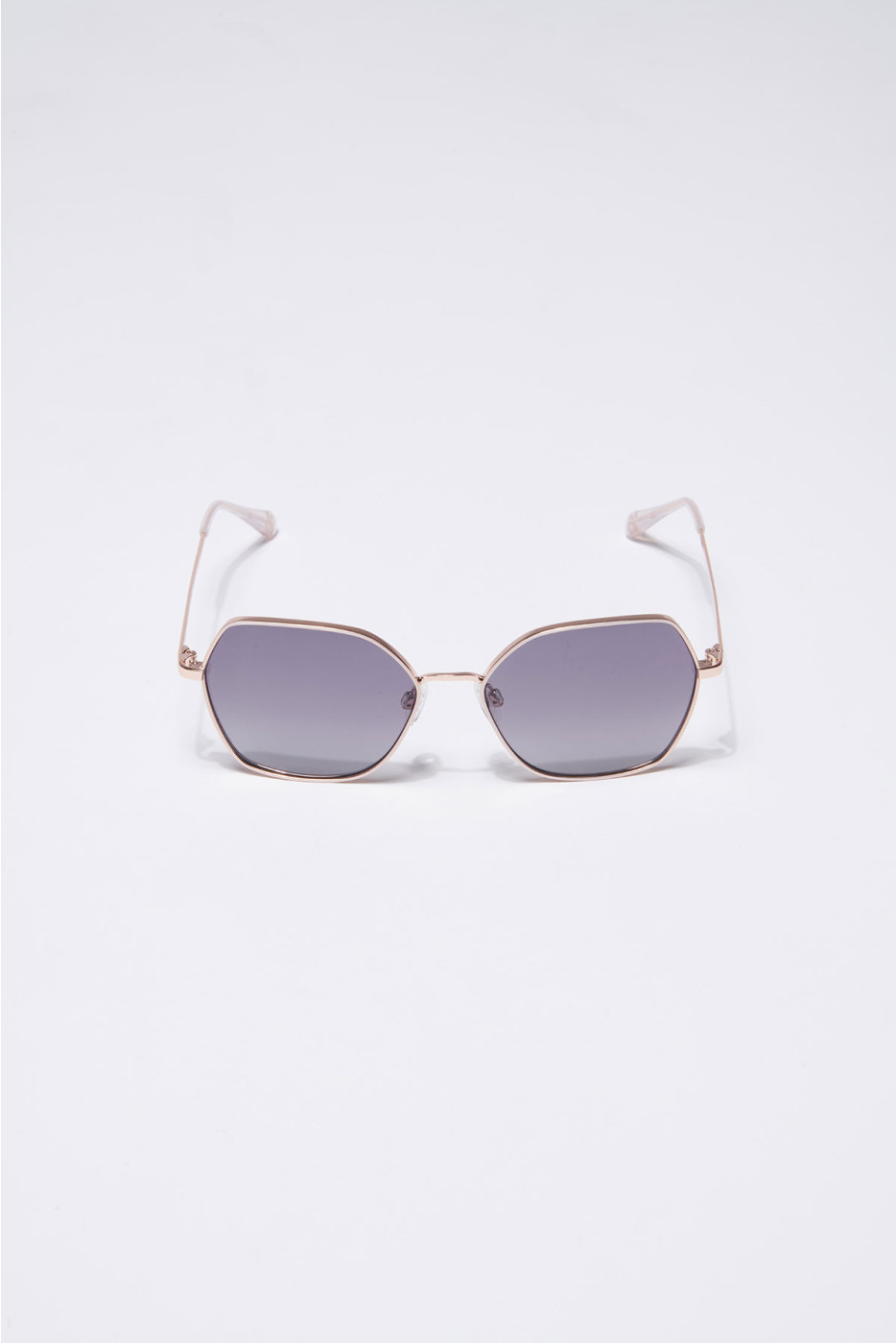 Lunettes de soleil papillonnantes beiges - BM190P03