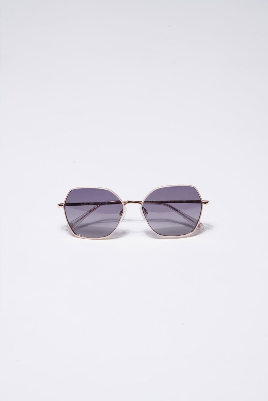 Lunettes de soleil papillonnantes beiges - BM190P03